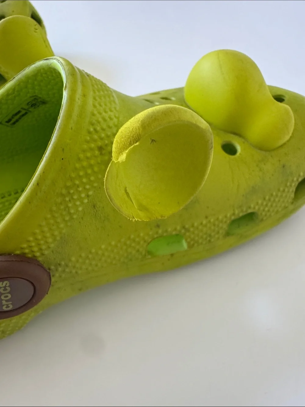 CROCS x DreamWorks Shrek Lime Green Fleece-Lined Clogs Youth Size 3